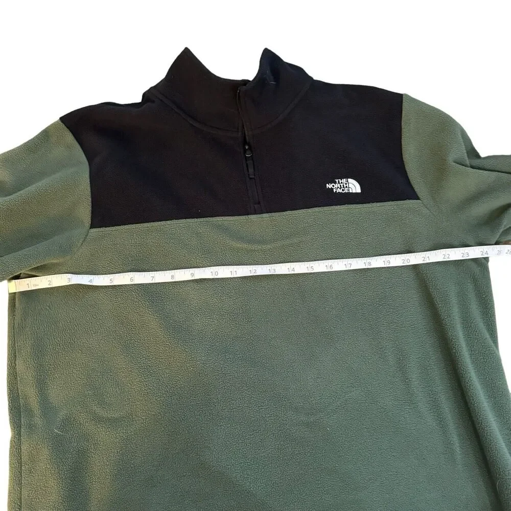 The North Face Men's 1/4‎ Zipper Fleece Jacket Coat Top XLarge pullove Fleece